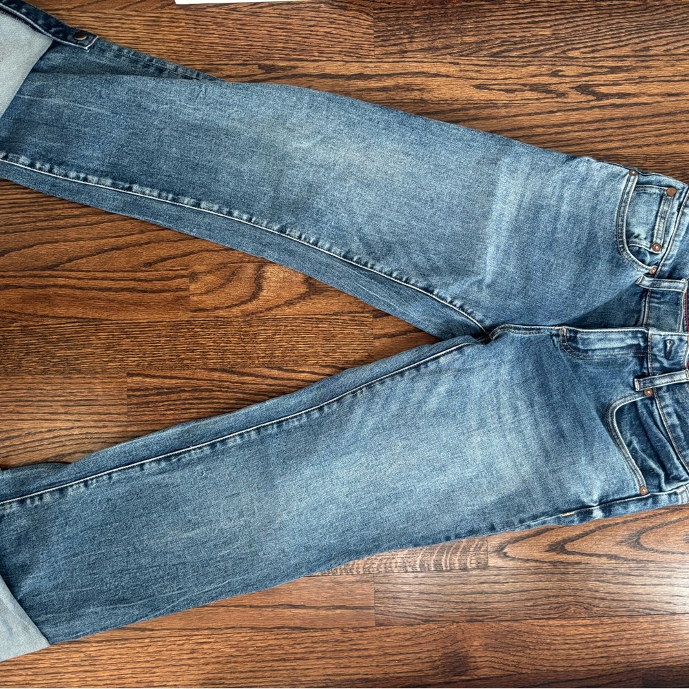 Alice + Olivia Dark and Light Blue Jeans